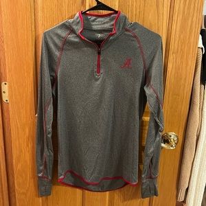 Grey Alabama Quarter Zip